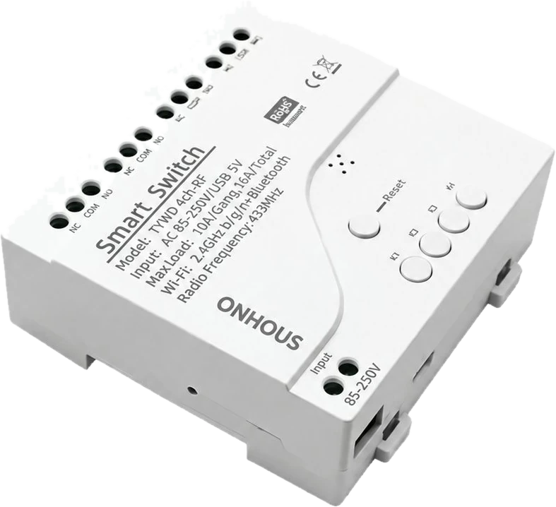 ONHOUS Zigbee 4-Channel Relay Module